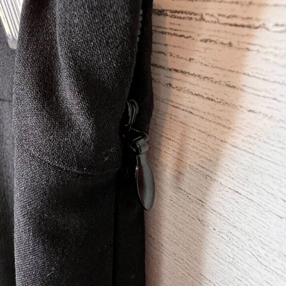 Lafayette 148 New York Skirt Womens Size 4 Black Wool Blend Double Vent Pencil - Picture 7 of 16